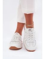 Kožené Dámské Sportovní Boty Tenisky Daniel Lopez Just Dare SS2D4042 Bílé Kožené Dámské Sportovní Boty Tenisky Daniel Lopez Just Dare SS2D4042 Bílé