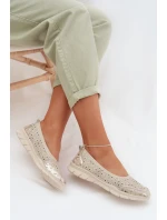 Bežové průhledné baleríny Palorette