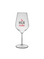 JSI MOJE VŠECHNO - čirá nerozbitná sklenice na víno 470 ml JSI MOJE VŠECHNO - čirá nerozbitná sklenice na víno 470 ml