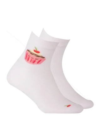 TENKÉ PONOŽKY BARVA 6-11 LET DÍVKY BÍLÉ 30-32 TENKÉ PONOŽKY BARVA 6-11 LET DÍVKY BÍLÉ 30-32