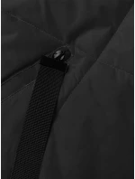 Černá dlouhá dámská zimní bunda (5M3168-392)