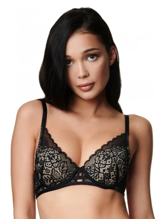 Dámská podprsenka 37369 Hint black - HENDERSON Dámská podprsenka 37369 Hint black - HENDERSON