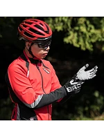 Zateplené cyklistické rukavice Rockbros, dlouhé, velikost: XXL - černo-šedé