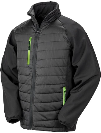 Result R 237X Hybridní bunda "Compass" 30.237X black/lime Result R 237X Hybridní bunda "Compass" 30.237X black/lime