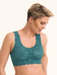 Essential Lace braletka s pěnovou výztuží 5400 light smaragd - Anita Classix