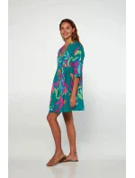 Šaty s knoflíky 20424 zelené - Vamp Šaty s knoflíky 20424 zelené - Vamp
