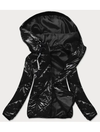 Černá dámská prošívaná bunda (BR9776) Černá dámská prošívaná bunda (BR9776)