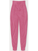 Tenké teplákové kalhoty ve špinavě růžové barvě (CK03-19)