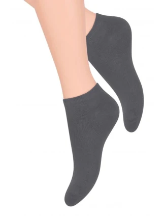 Dámské ponožky 052 dark grey - Steven Dámské ponožky 052 dark grey - Steven