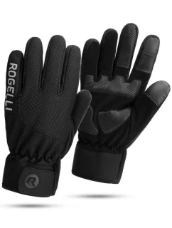 Rogelli ALTA dětské rukavice černé 152-164