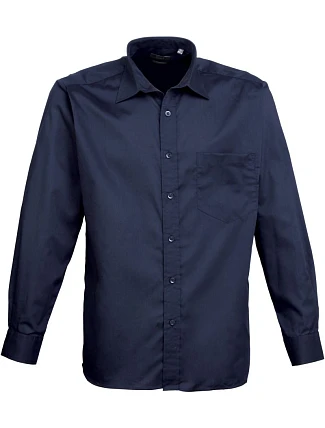 Premier PR 200 Popelínová košile s dlouhým rukávem 39.0200 navy Premier PR 200 Popelínová košile s dlouhým rukávem 39.0200 navy