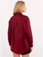 DHJ košile KS 9213 1.77P bordó DHJ košile KS 9213 1.77P bordó