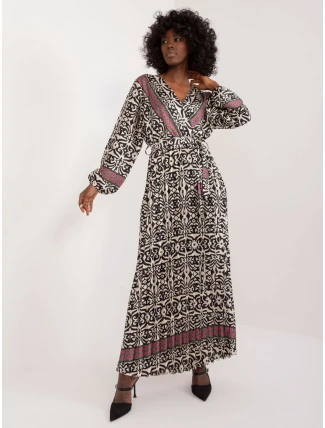 DHJ SK 16656 šaty.13X černá a béžová DHJ SK 16656 šaty.13X černá a béžová