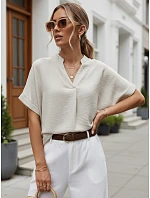 Dámská halenka NAMAYAS béžová FashionStreet RY2606