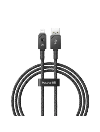Baseus Nezlomitelný kabel USB-IP 2,4A 2m (černý)