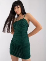 Šaty DHJ SK 13930.90 tmavě zelená Šaty DHJ SK 13930.90 tmavě zelená
