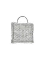 Kabelka Big Star Woven Bílá