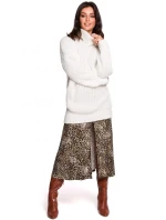 Dámský svetr BK030 Bílá - BeWear Dámský svetr BK030 Bílá - BeWear