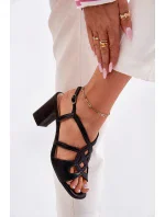 Sandály na podpatku  model 212836 Step in style