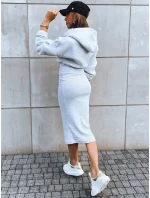 Dámská tepláková souprava MISTI šedá FashionStreet AY0926 Dámská tepláková souprava MISTI šedá FashionStreet AY0926