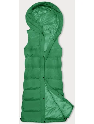 Hrubší zelená dámská vesta (23-008) Hrubší zelená dámská vesta (23-008)