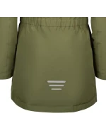 Dětská zimní bunda s kapucí Trollkids Dívčí nepromokavý kabát Alesund zelená (301-323)