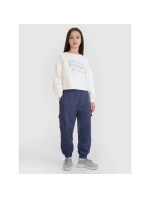 Dívčí mikina bez kapuce 4F 4FJWSS25TSWSF1483-11S Dívčí mikina bez kapuce 4F 4FJWSS25TSWSF1483-11S