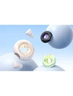 Růžová bezdrátová sluchátka Vention ve tvaru koblihy BT 5.3 IPX4