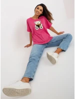 Dámská halenka LK BZ 509251.26X fuchsiová - FPrice Dámská halenka LK BZ 509251.26X fuchsiová - FPrice