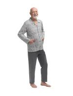 Rozepínané pánské pyžamo Martel Antoni 403 dł/r M-2XL