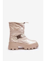 Dámské Boty Se Zesílenou Podrážkou A Plochou Podpatkem Bežové Werikse