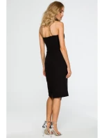 M409 tužkové šaty badeau - černé