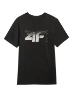 Pánské tričko 4F M2359 deep black 4FWAW25TTSHM2359 20S pánské