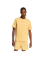 Pánské tričko adidas Essentials Small Logo Single Jersey, žluté, KT0561 Pánské tričko adidas Essentials Small Logo Single Jersey, žluté, KT0561
