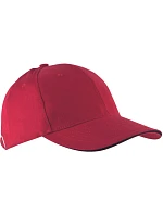 K-up KP 011 6 Panelová sandwich kšiltovka "Orlando" 20.0011 red/black K-up KP 011 6 Panelová sandwich kšiltovka "Orlando" 20.0011 red/black