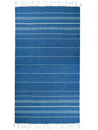 The One Towelling Hamam Sultan Hamam ručník "Sultan" 48.1019 blue/white The One Towelling Hamam Sultan Hamam ručník "Sultan" 48.1019 blue/white