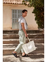 Westford Mill W 952 Velká taška "Courtside" 50.0952 soft white/bottle green