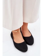 Dámské Baletky Ploché S třpytkami Černé Tatorelis Dámské Baletky Ploché S třpytkami Černé Tatorelis