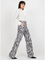 Dámské kalhoty LK SP 509046 1.23P černobíle - FPrice