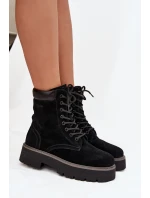 Dámské semišové workery Big Star – černé