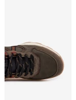 Pánské trekingové boty Wrangler West Men Mid – tmavě zelené