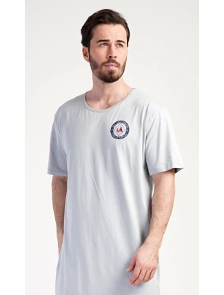 Pánská noční košile s krátkým rukávem Sea