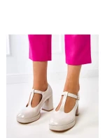 Polobotky na podpatku  model 218175 Solea