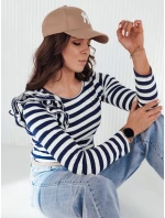 Dámská pruhovaná halenka MORAS navy blue FashionStreet RY2348