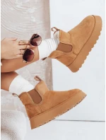 Dámské semišové sněhule na platformě FashionStreet ZY1182