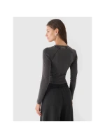Dámské hladké tričko s dlouhým rukávem 4F 4FRAW24TLONF503-20S Dámské hladké tričko s dlouhým rukávem 4F 4FRAW24TLONF503-20S