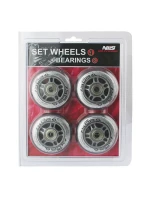 PU 70x24 82A TRANSPARENT (4 ks) + ABEC-7 (8 ks) NILS EXTREME KIT PU 70x24 82A TRANSPARENT (4 ks) + ABEC-7 (8 ks) NILS EXTREME KIT