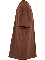 Build your Brand BY 102 Oversize tričko z těžké bavlny 56.0102 chocolate brown
