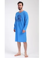 Pánská noční košile s dlouhým rukávem Jachting - Vienetta