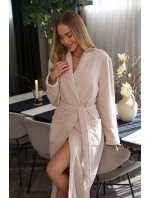 L&L 2558 Celeste dlouhý dámský župan M-2XL